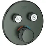 Grohe Grohtherm Smartcontrol Brausethermostat 29119AL0, hard graphite geb&uuml;rstet, 2