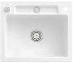 Villeroy und Boch Siluet Sp&uuml;le 334602KG mit Ablaufgarnitur und Exzenterbet&auml;tigung,