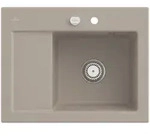 Villeroy und Boch Subway 45 Compact Einbausp&uuml;le 331302AM rechts, mit Ablaufgarnitur,