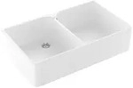 Villeroy und Boch Sp&uuml;lstein Doppelbecken 639001RW Ablaufgarnitur mit