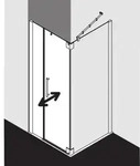 Kermi Pasa XP Pendelt&uuml;r 1-fl. u Festfeld f&uuml;r Seitenwand PX1FL090201AK...