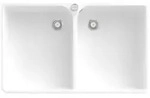 Villeroy und Boch Sp&uuml;lstein Doppelbecken 639002R1 Ablaufgarnitur mit