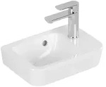 Villeroy und Boch O.novo Handwaschbecken 43433601 36x25cm, eckig, Becken links, mit
