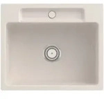 Villeroy und Boch Siluet Fl&auml;chenb&uuml;ndige Sp&uuml;le 33461FKR mit Ablaufgarnitur und