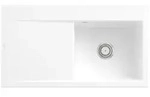 Villeroy und Boch Subway Style 50 Einbausp&uuml;le 335101RW Becken rechts, Ablaufgarnitur