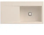 Villeroy und Boch Subway Style 60 Einbausp&uuml;le 336101FU Becken rechts, Ablaufgarnitur