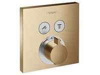 hansgrohe ShowerSelect Fertigmontageset 15763140 UP-Thermostat, für 2 Verbraucher,