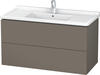 Duravit L-Cube Waschtisch-Unterschrank LC626609090 102 x 46,9 cm, flannel grey