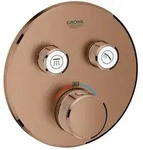 Grohe Grohtherm Smartcontrol Fertigmontageset 29119DL0 warm sunset geb&uuml;rstet, rund,