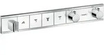Hansgrohe RainSelect Brausethermostat 15357400 chrom-weiss, f&uuml;r 4 Verbraucher