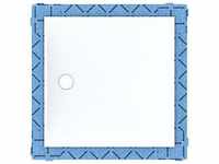 Geberit Setaplano Duschfläche 154290111 quadratisch, weiß-alpin, 120 x 120 x 4,5 cm