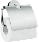 Hansgrohe Logis Universal Papierhalter 41723000 Messing, mit Deckel, chrom