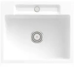Villeroy und Boch Siluet Fl&auml;chenb&uuml;ndige Sp&uuml;le 33461FR1 mit Ablaufgarnitur und