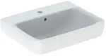 Geberit Renova Plan Waschtisch 501632008 55x44cm, mit Hahnloch mittig, mit &Uuml;berlauf,