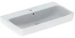 Geberit Renova Plan Aufsatz-Waschtisch 501727008 85x48cm, Hahnloch mittig, mit