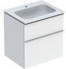 Geberit iCon Möbel-Waschtischset 502335011 60x63x48cm, weiß, weiß hochglänzend,