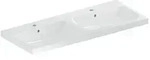 Geberit iCon light Doppelwaschtisch 501838001 120x48cm, Hahnloch rechts und links,