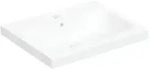 Geberit iCon Aufsatz-Waschtisch 501847002 60x48cm, Hahnloch mittig, mit &Uuml;berlauf,