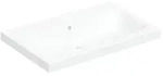 Geberit iCon Aufsatz-Waschtisch 501848004 70x48cm, ohne Hahnloch, mit &Uuml;berlauf, f&uuml;r