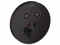 hansgrohe ShowerSelect S Fertigmontageset 15743670 UP-Thermostat, für 2 Verbraucher,