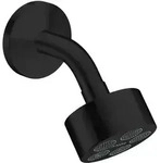hansgrohe Axor One Kopfbrause 48490670 mit Brausearm, EcoSmart, mattschwarz