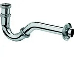 Kludi Bidet-R&ouml;hren-Geruchsverschluss 1031105-00 G 1 1/4, mit Abgangsbogen 32 x 200