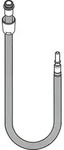 Hansgrohe Schlauch 95507000 f&uuml;r Sp&uuml;ltischmischer 1500mm