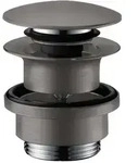 hansgrohe Ablaufgarnitur 50100340 brushed black chrome, G 1 1/4, Messing