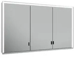 Keuco Royal Lumos Spiegelschrank 14305172301 Wandvorbau, silber-eloxiert, verdecktes