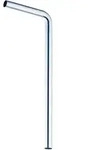 Kludi Bodenrohr 8450080500 90 Grad, 220 X 680 mm, 1 1/4", chrom