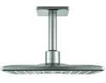 Grohe Rainshower Kopfbrauseset 26481DC0 supersteel, Deckenauslass 14,2 cm, 2