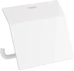 hansgrohe AddStoris Papierrollenhalter 41753700 mit Deckel, Wandmontage, Metall,