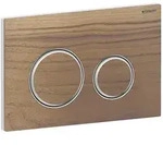 Geberit Sigma 50 Round Bet&auml;tigungsplatte 115884JX1 Platte/Taste verchromt, Nussbaum,