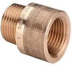 Viega Verl&auml;ngerung 354992 R 1/2 x Rp 1/2 x 30 mm, Rotguss, mit Innenvielkant