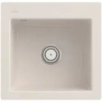 Villeroy und Boch Subway Fl&auml;chenb&uuml;ndige Sp&uuml;le 33151FKR mit Ablaufgarnitur und