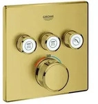 Grohe Grohtherm Smartcontrol Fertigmontageset 29126GN0 cool sunrise geb&uuml;rstet,