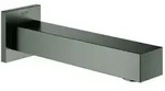 Grohe Eurocube Wanneneinlauf 13303AL0 hard graphite geb&uuml;rstet, Ausladung 17 cm,