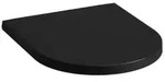 LAUFEN Kartell WC-Sitz H8913337160001 schwarz matt, mit abnehmbarem