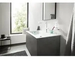 hansgrohe Finoris 160 3-Loch-Waschtischarmatur 76034700 mit Push-Open Ablaufgarnitur,