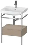 Duravit Happy D.2 Plus M&ouml;belwaschtisch-Kombination HP4840O7575 57,5 x 49 cm, 1