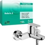 hansgrohe Rebris S Wannenarmatur 72440000 Aufputz, 2 Verbraucher, Ausladung 173mm,