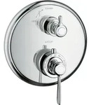 hansgrohe Axor Montreux Brausethermostat 16801000 chrom, Absperrventil,...