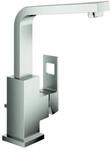 Grohe Eurocube Waschtischarmatur 23135DC0 supersteel, L-Size, mit...