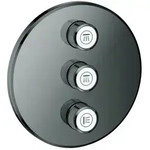 Grohe Grohtherm Smartcontrol Fertigmontageset 29122A00 hard graphite, rund,...