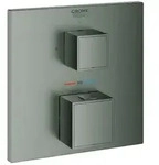 Grohe Grohtherm Cube Fertigmontageset 24153AL0 hard graphite geb&uuml;rstet,