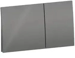 Geberit Sigma 70 Square Bet&auml;tigungsplatte 115622JK1 f&uuml;r 2-Mengen-Sp&uuml;lung, Glas