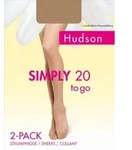 Hudson Simply 20 TO GO Strumpfhose 6er Pack | 36-40 (I) | Make up (HU-0019)