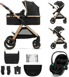 Kinderkraft KSESME00BLK300N, Kinderwagen Kinderkraft Esme 3in1 Pure Black + Mink Pro