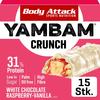 Body Attack - YamBam Crunch Riegel - Karton 15 x 55g Geschmacksrichtung White