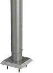 Steher f. Sichtschutz z. And&uuml;beln 135 cm quarzgrau-metallic